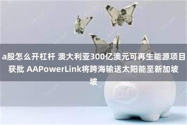 a股怎么开杠杆 澳大利亚300亿澳元可再生能源项目获批 AAPowerLink将跨海输送太阳能至新加坡