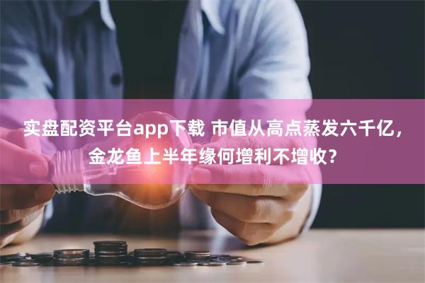 实盘配资平台app下载 市值从高点蒸发六千亿，金龙鱼上半年缘何增利不增收？